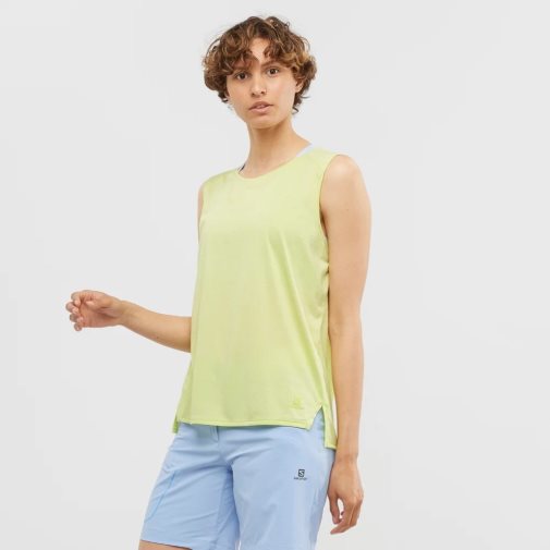 Tank Top Salomon Outline Summer Mujer Azules | MX KFAQ425